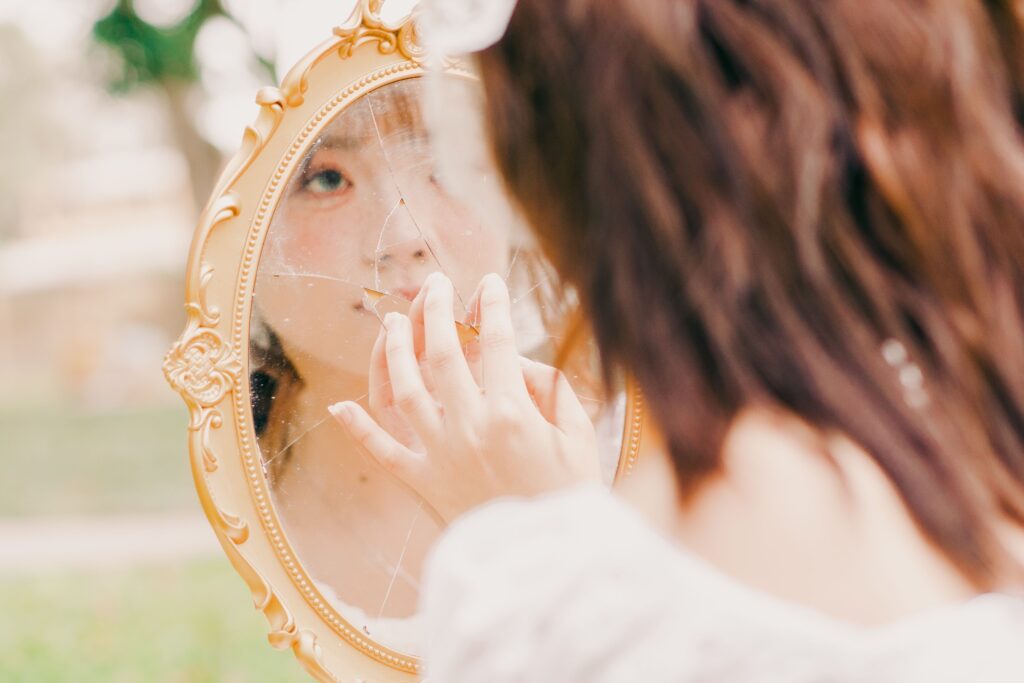 Inner critic negative self-talk concept